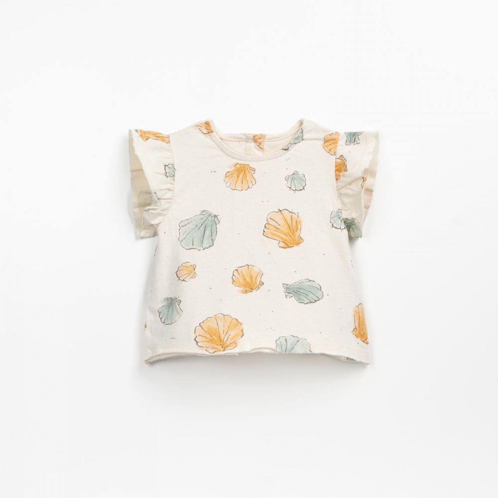 T-shirt com estampado de conchas - Play Up