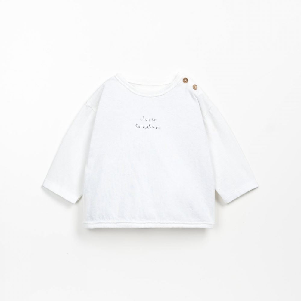 T-shirt com mistura de algodão orgânico e reciclado | Wooden Memories - Play Up
