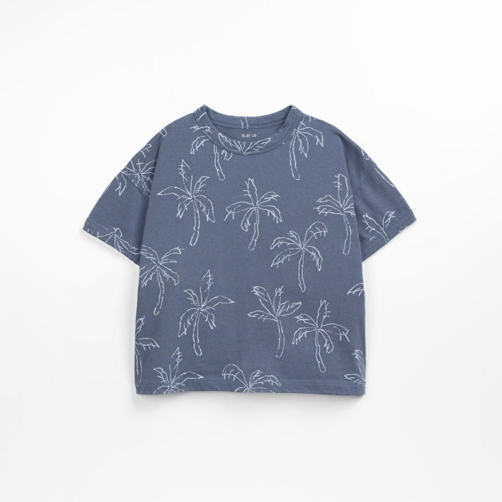 T-shirt com mistura de fibras naturais e fibras recicladas - Play Up