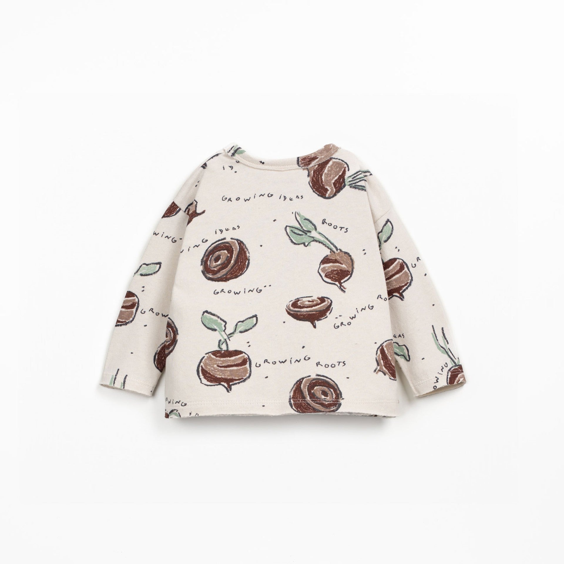 T-shirt com pormenores de corte vivo - Play Up