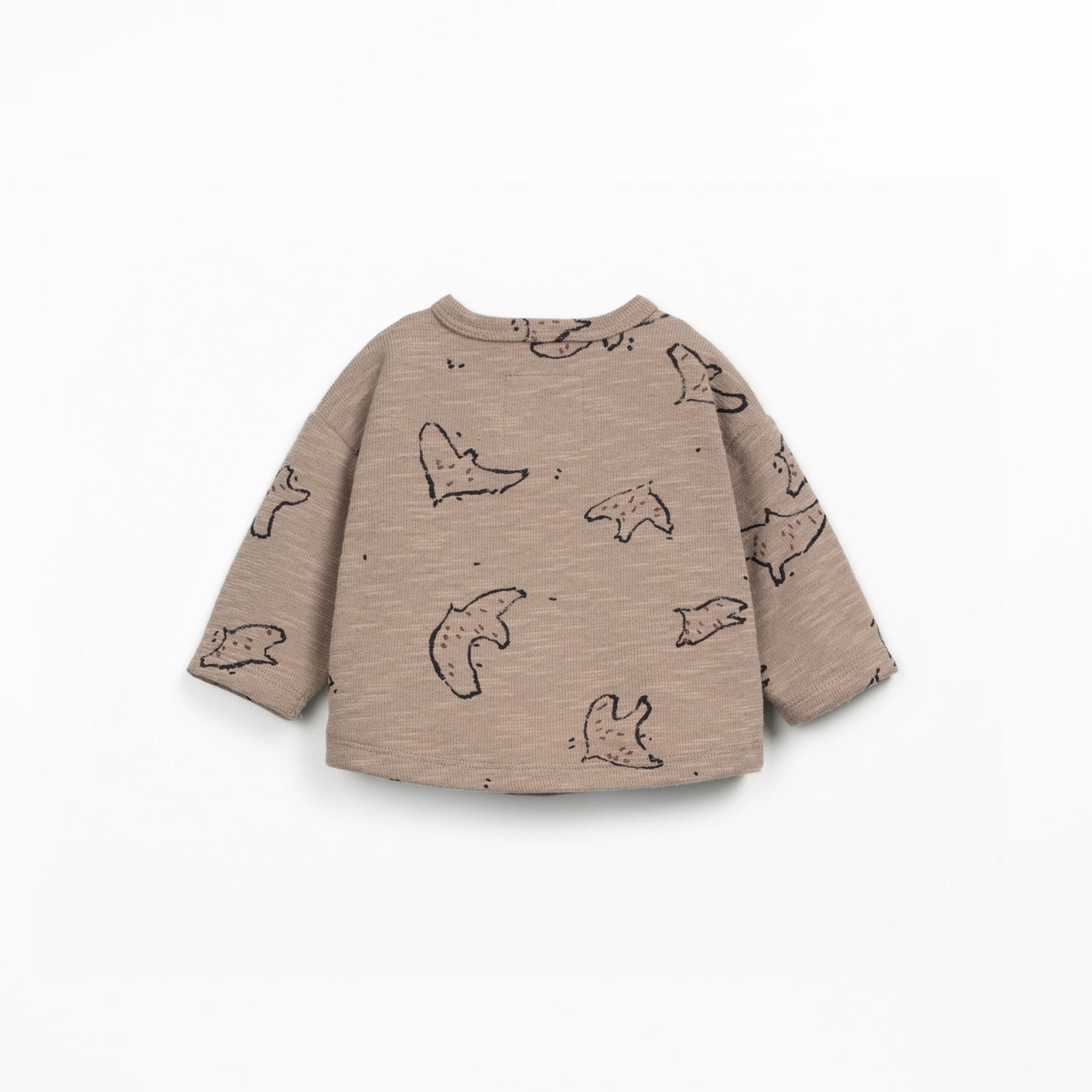 T-shirt de malha com estampado de pássaros - Play Up