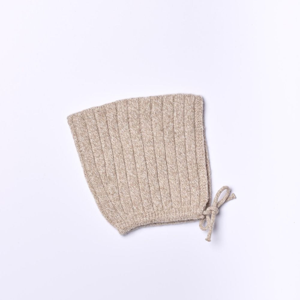 Touca tricotada em lã merino | LITTLE TEDDY BEAR - Wedoble