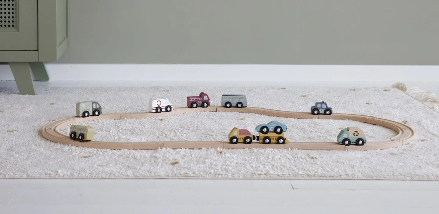 Set Veiculos – Railway Collection - Little Dutch