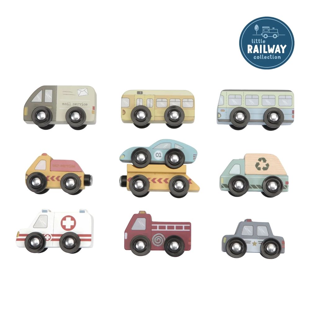 Set Veiculos – Railway Collection - Little Dutch