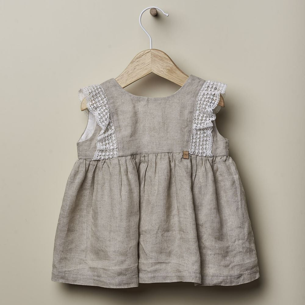 Vestido de linho | SUMMER AND HAPPINESS - Wedoble
