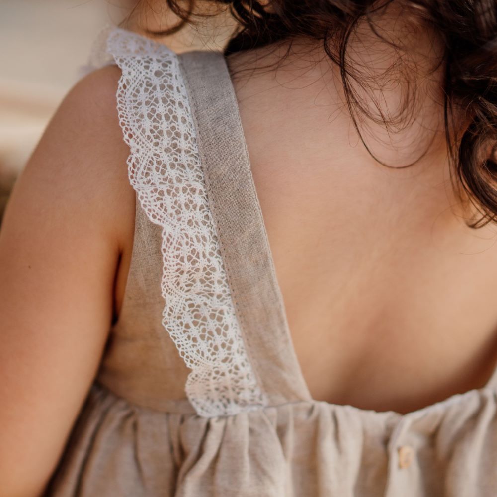 Vestido de linho | SUMMER AND HAPPINESS - Wedoble