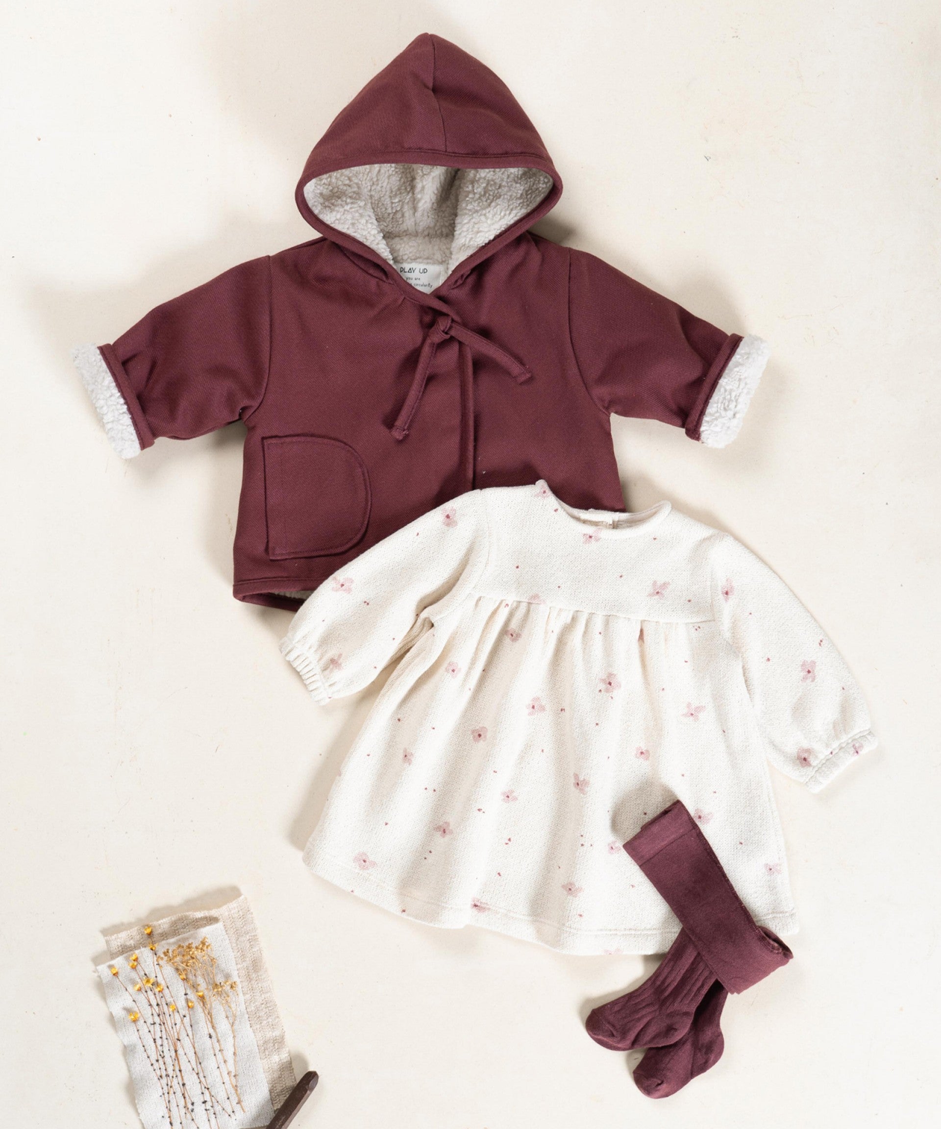 Vestido de malha com estampado de flores - Play Up