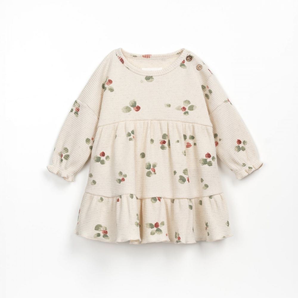 Vestido de malha com estampado | Wooden Memories - Play Up