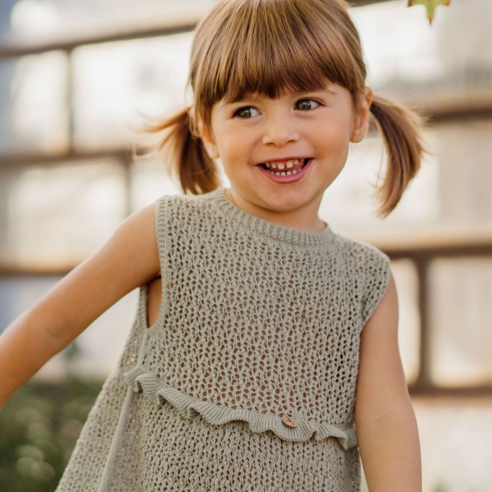 Vestido tricotado em algodão | FRIENDLY VIBE - Wedoble