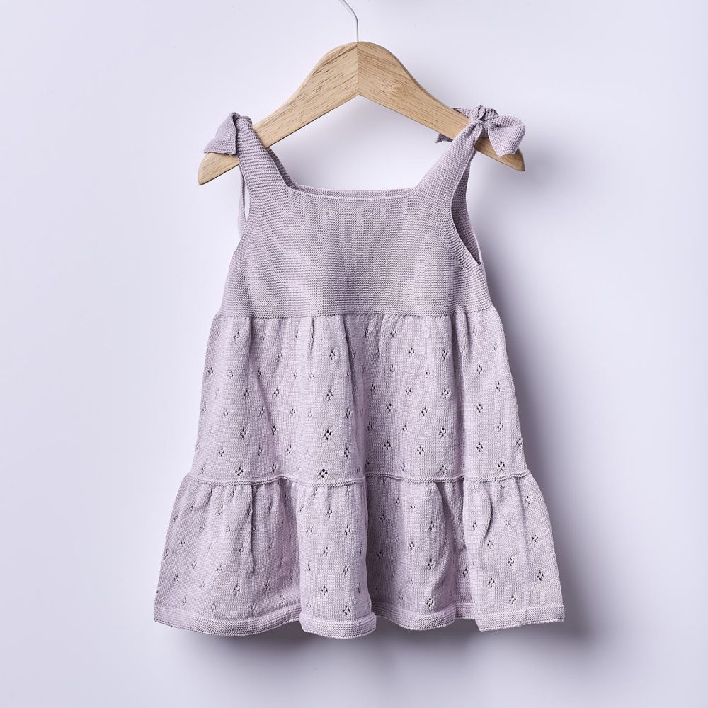 Vestido tricotado em algodão orgânico | BREEZE - Wedoble