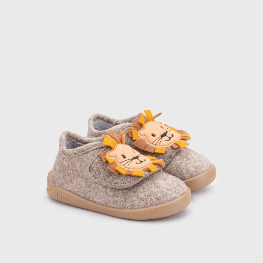 Pantufas HOMIE taupe - Igor