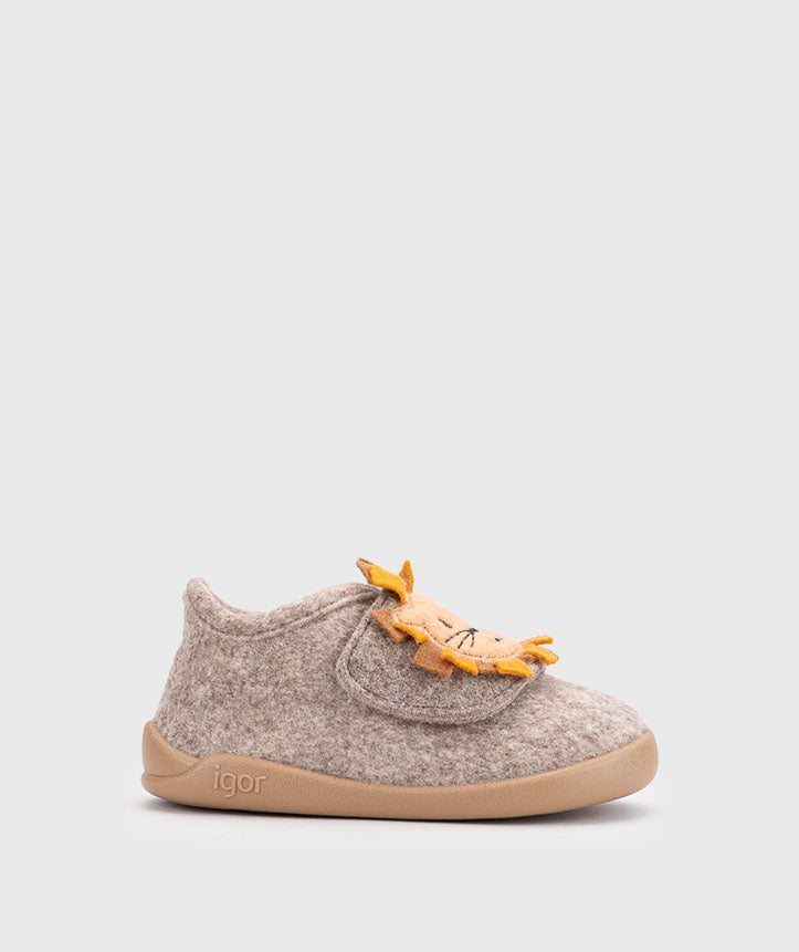 Pantufas HOMIE taupe - Igor