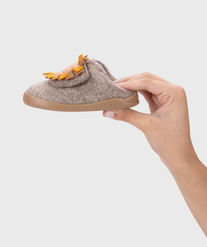 Pantufas HOMIE taupe - Igor