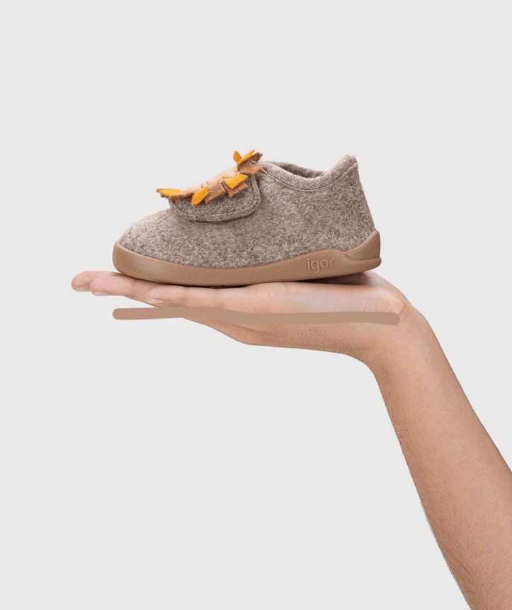 Pantufas HOMIE taupe - Igor