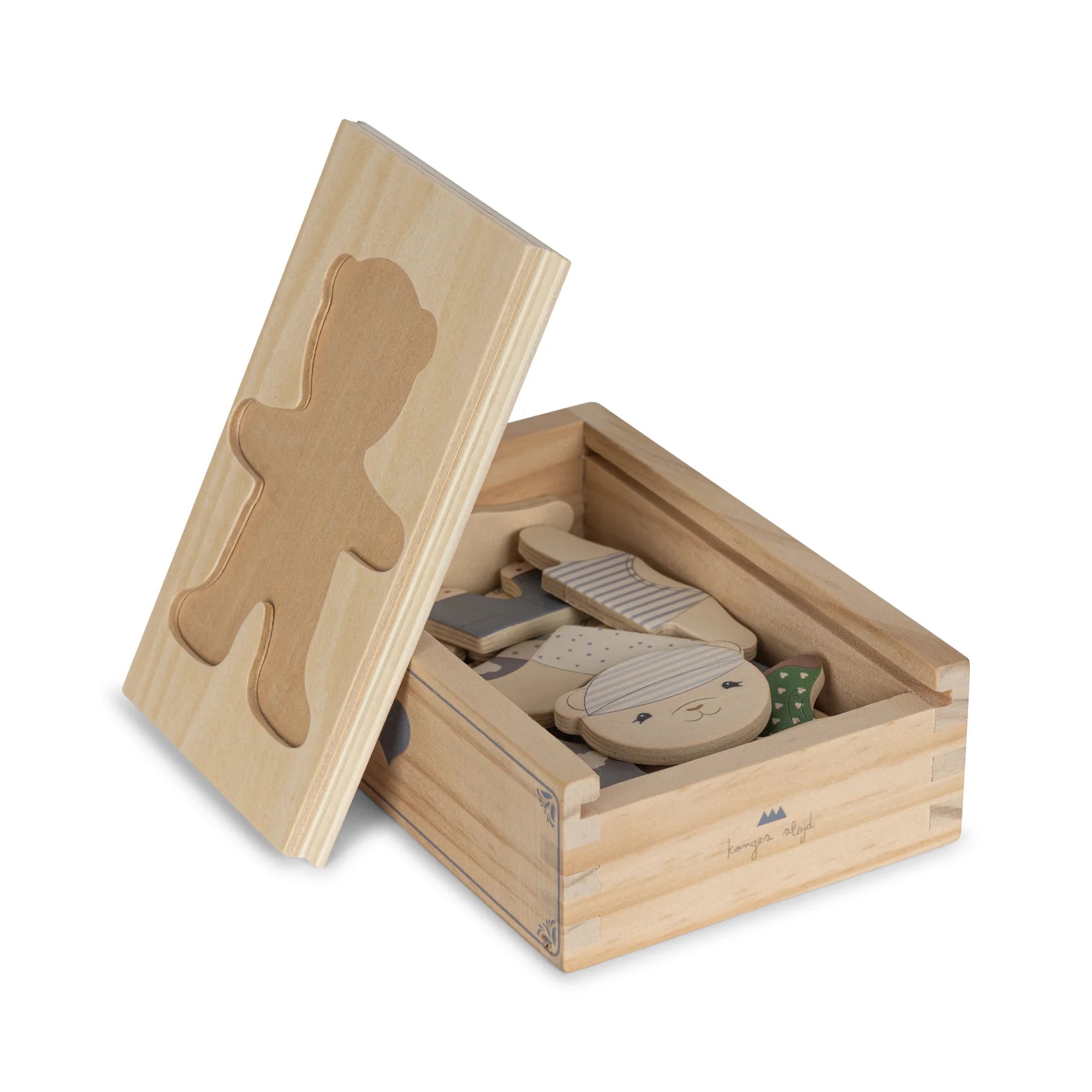 Puzzle dress-up Teddy - Konges Slojd