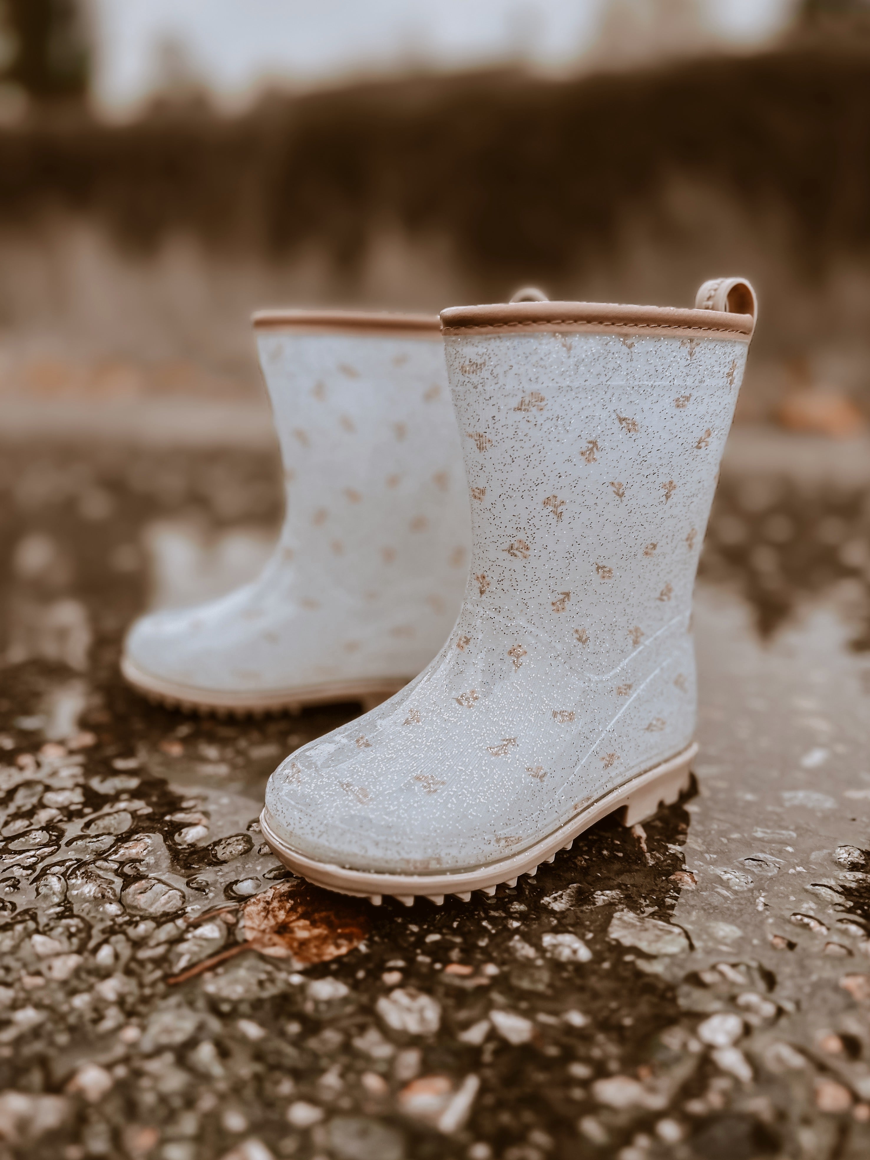 WELLIE'S - GALOCHAS IMPERMEÁVEIS - FLOWER BUDS GLITTER - Mrs Ertha