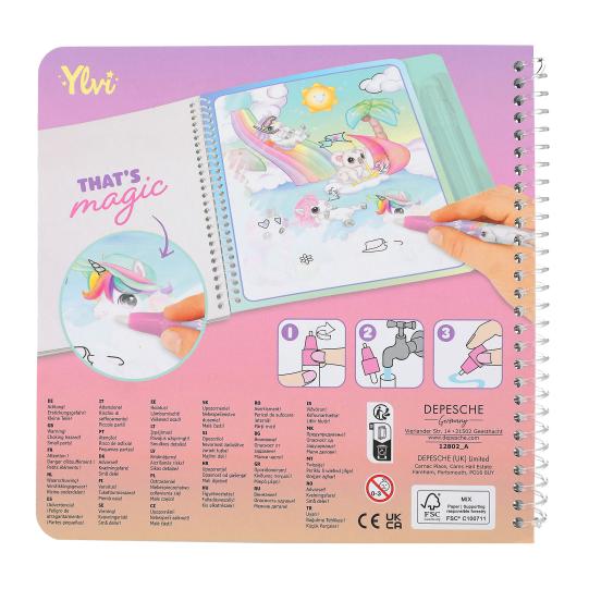 Livro de Pintura Mágica Aqua Magic - Ylvi