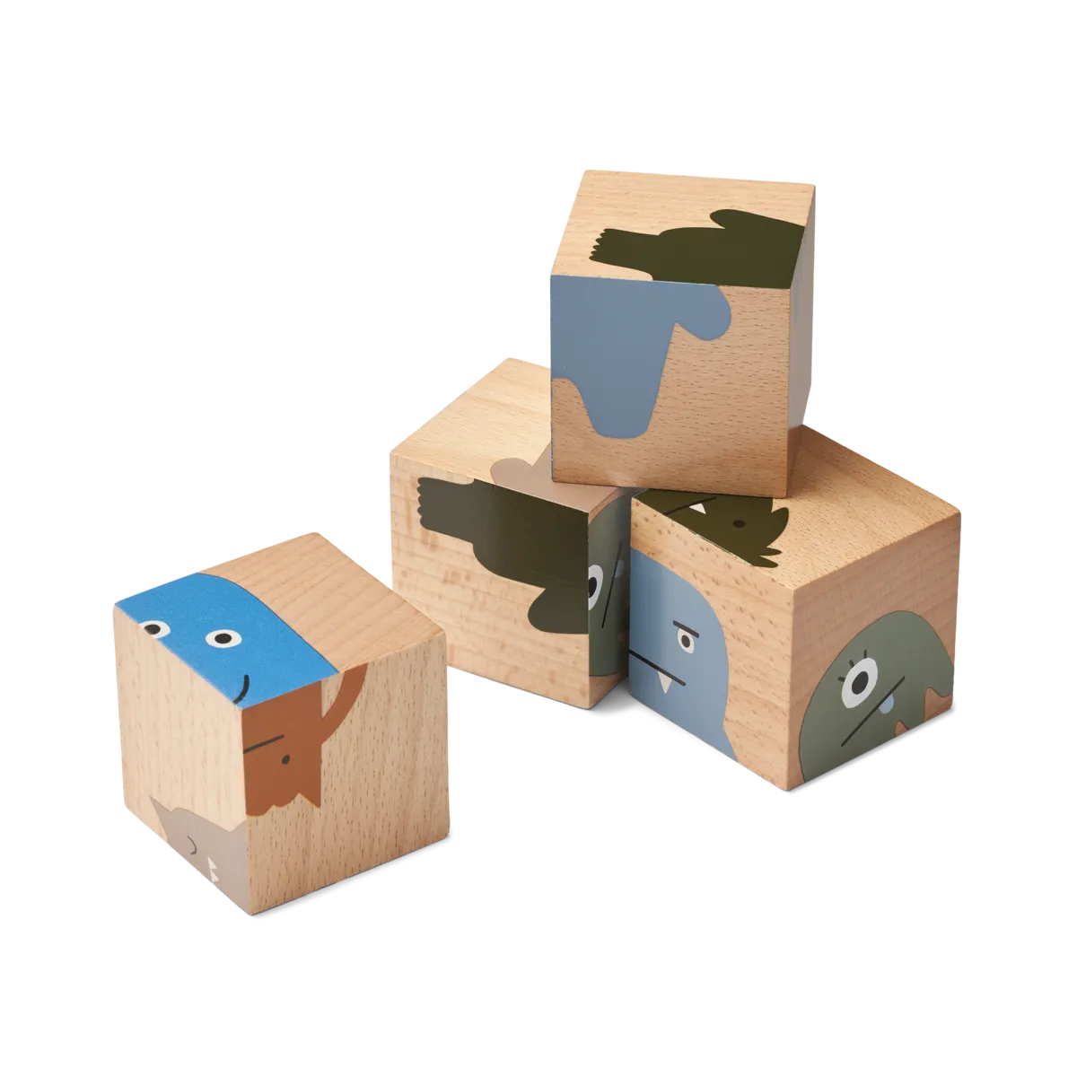 Blocos de madeira AAGE PUZZLE - Liewood