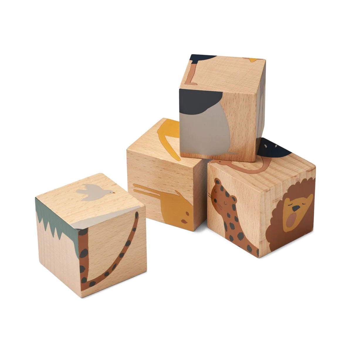 Blocos de madeira AAGE PUZZLE - Liewood