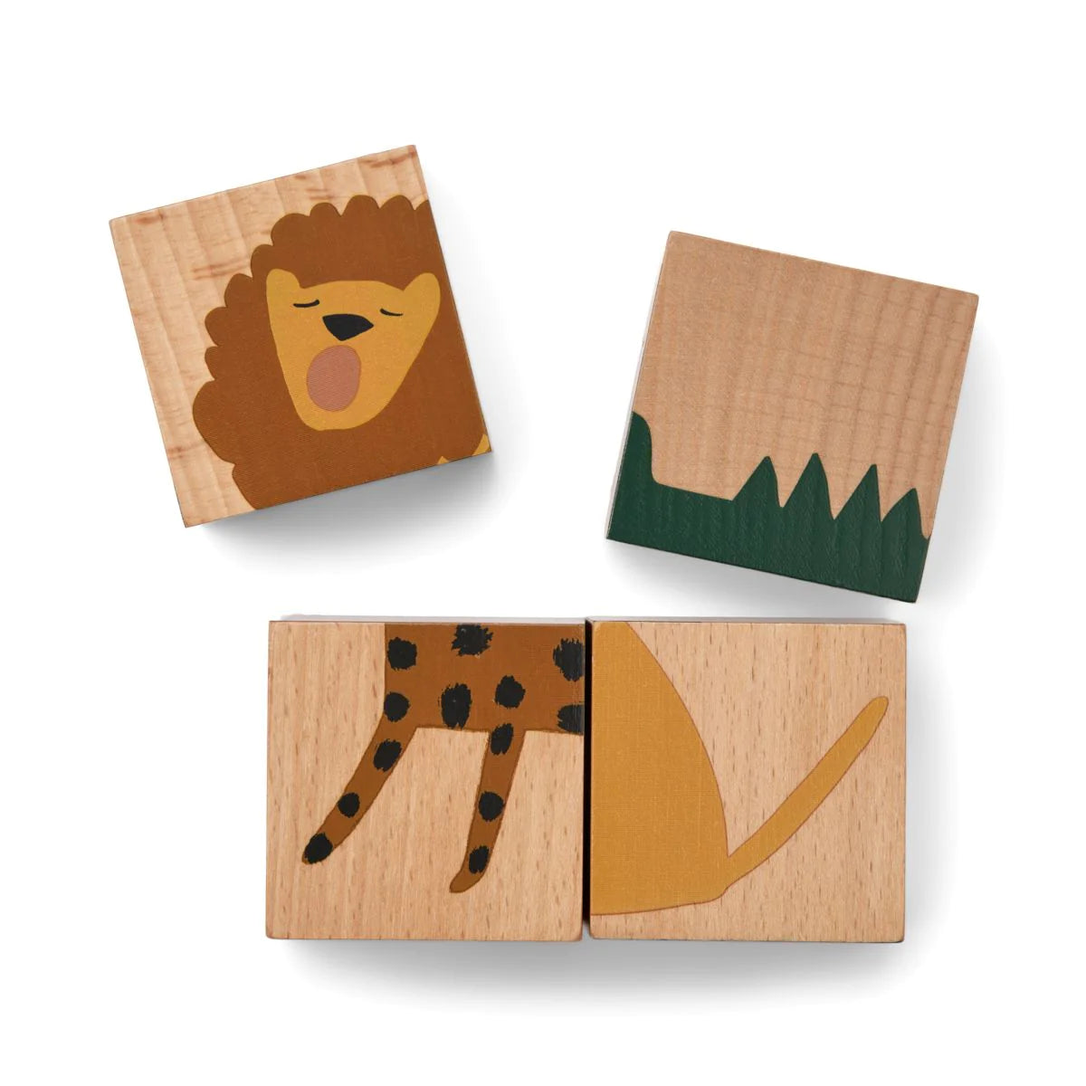 Blocos de madeira AAGE PUZZLE - Liewood