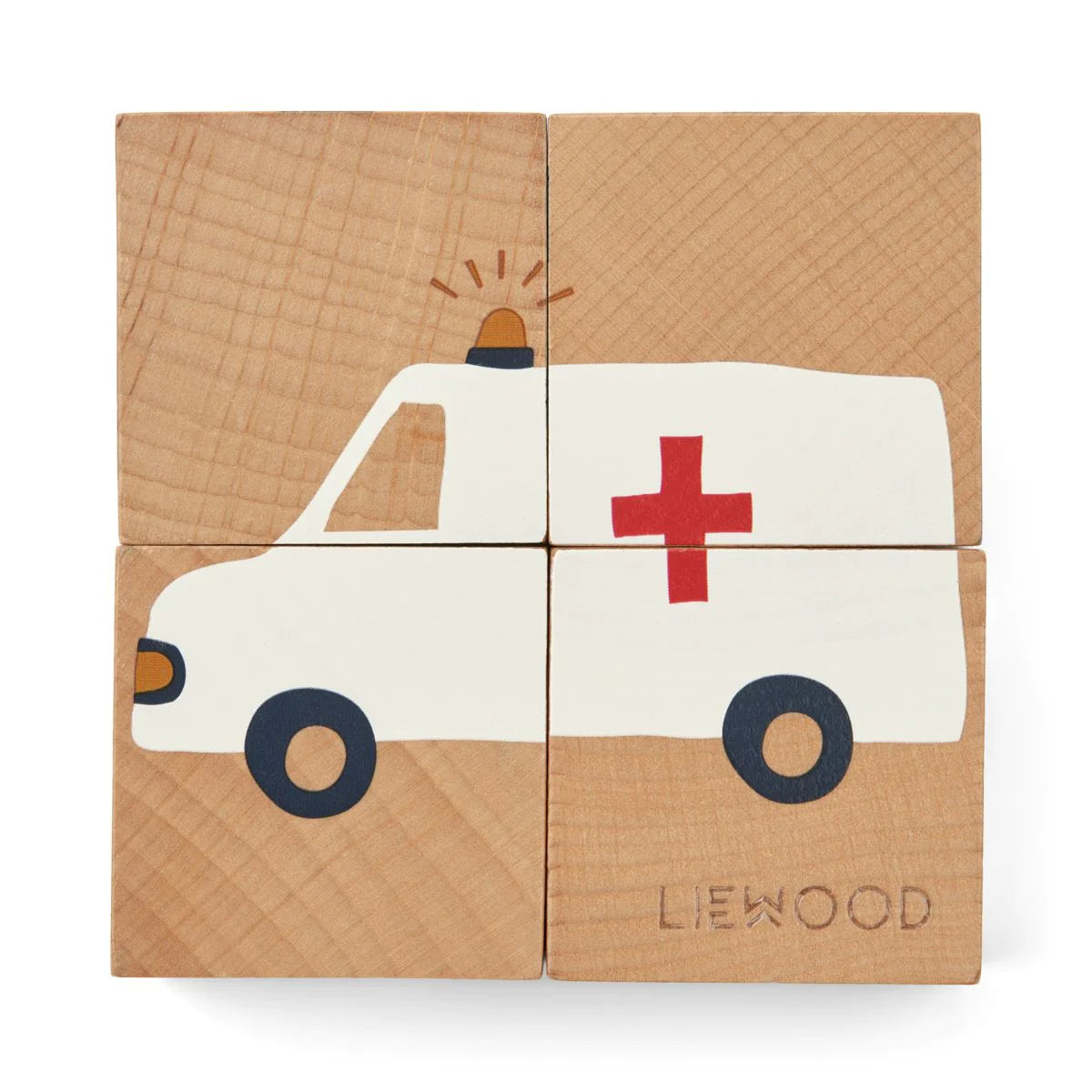 Blocos de madeira AAGE PUZZLE - Liewood