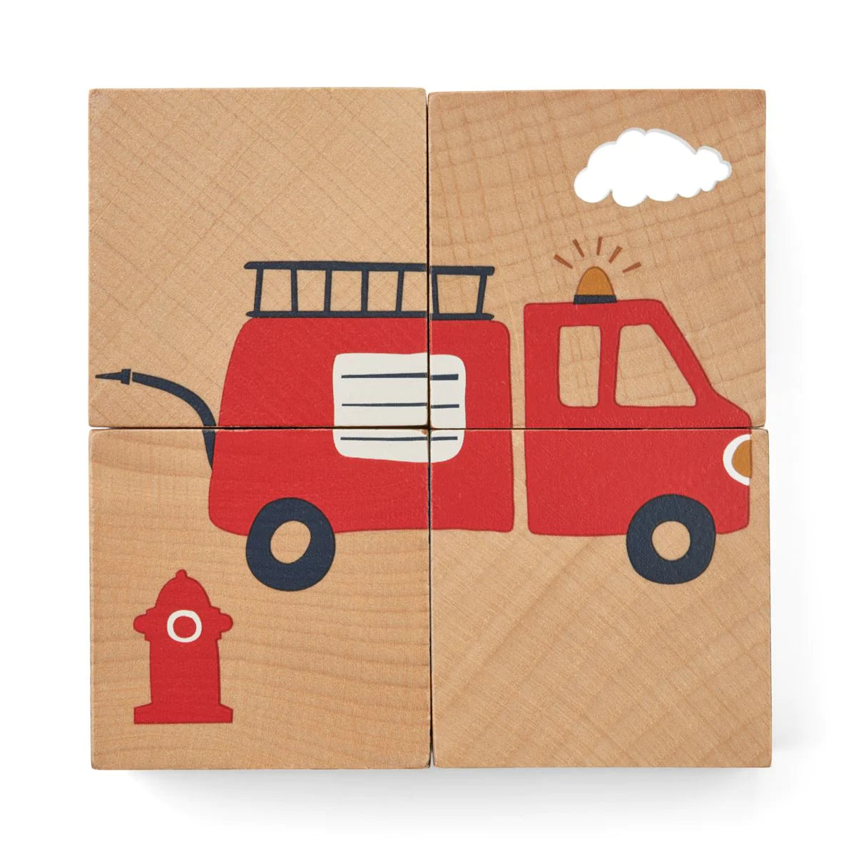 Blocos de madeira AAGE PUZZLE - Liewood