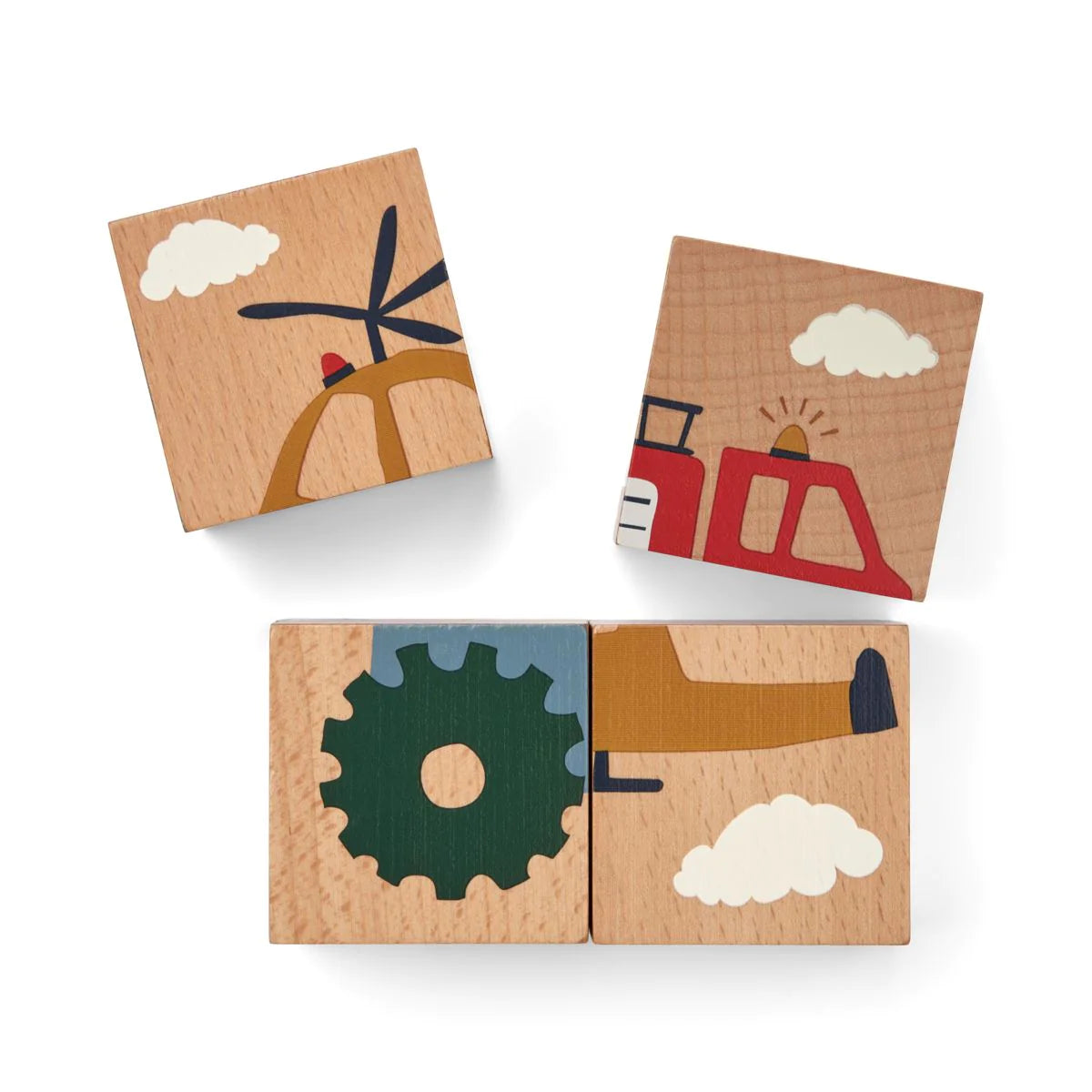 Blocos de madeira AAGE PUZZLE - Liewood
