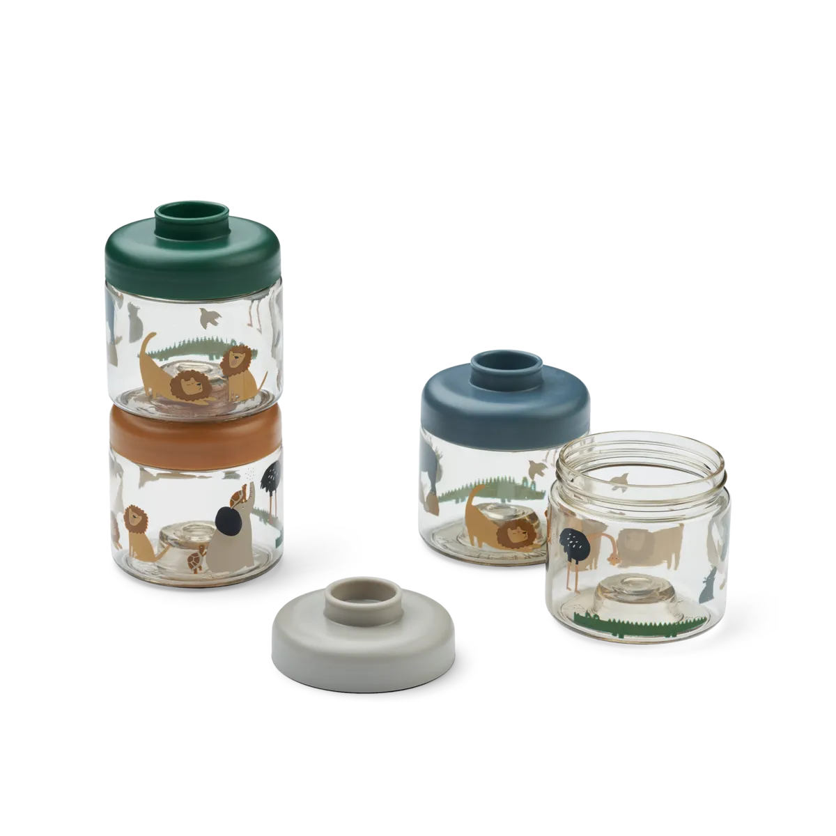 Caixas para guardar comida para bebés ALL TOGETHER - Liewood