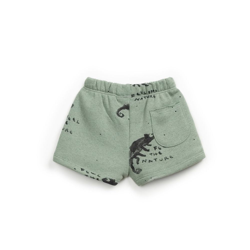 Calção de malha com estampado de camaleões - Play Up