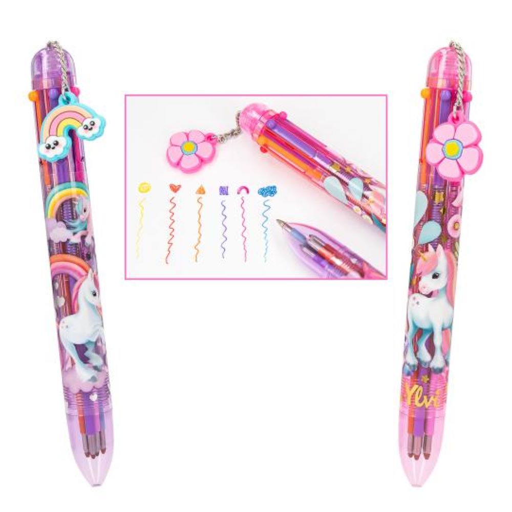Caneta de gel 6 cores - Ylvi