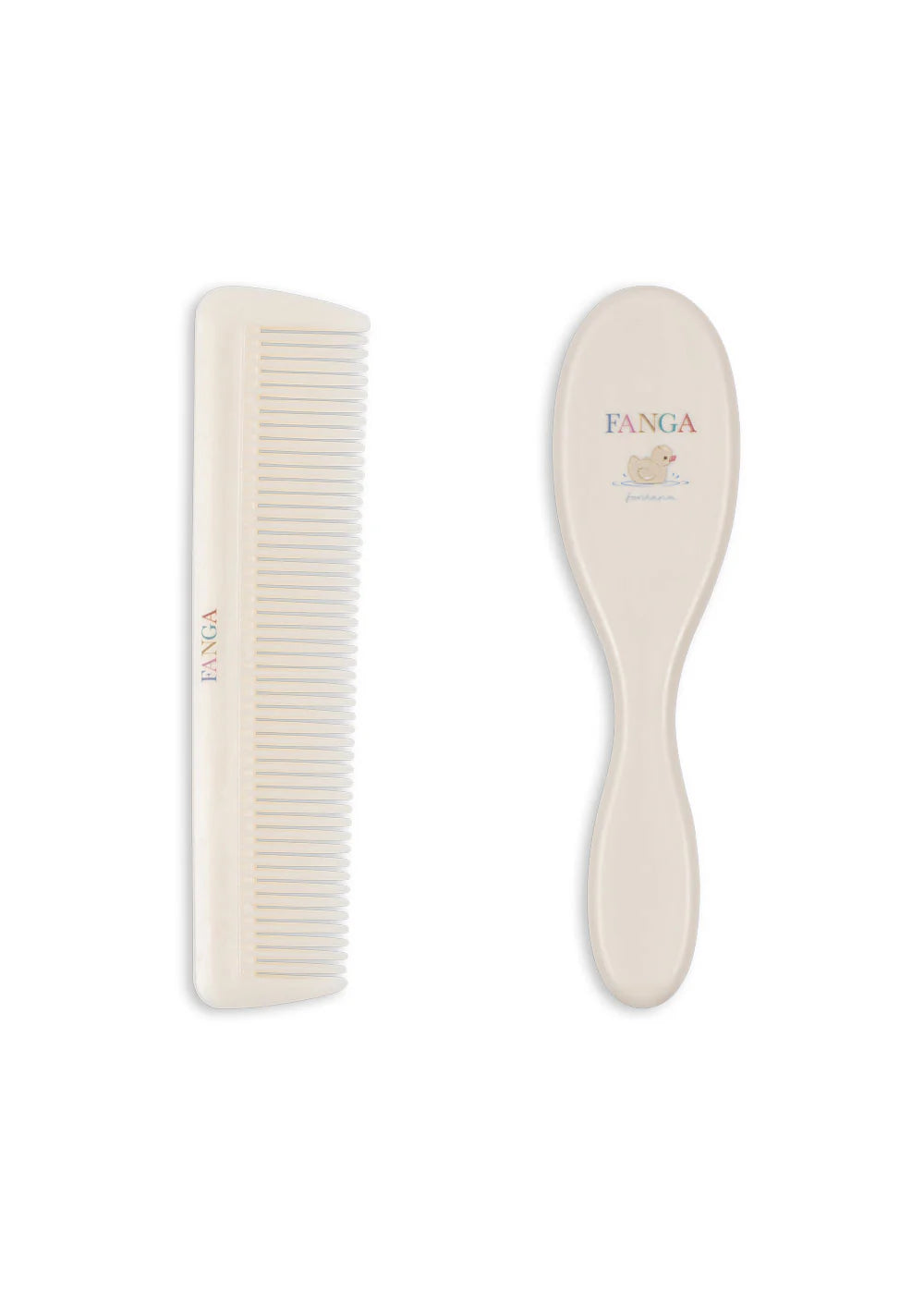 Conjunto de escova e pente para bebé - FANGA FONTANA - Konges Slojd