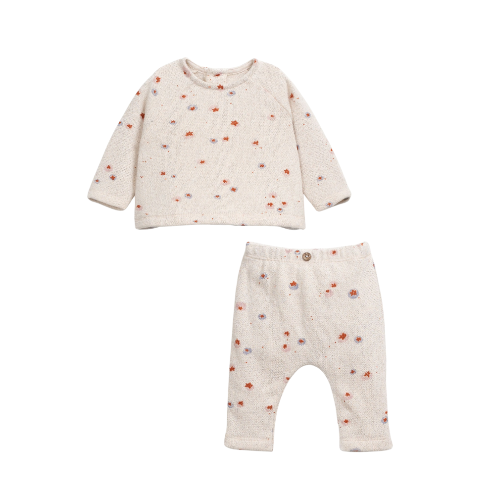Conjunto de malha com estampado de mirtilos - Play Up