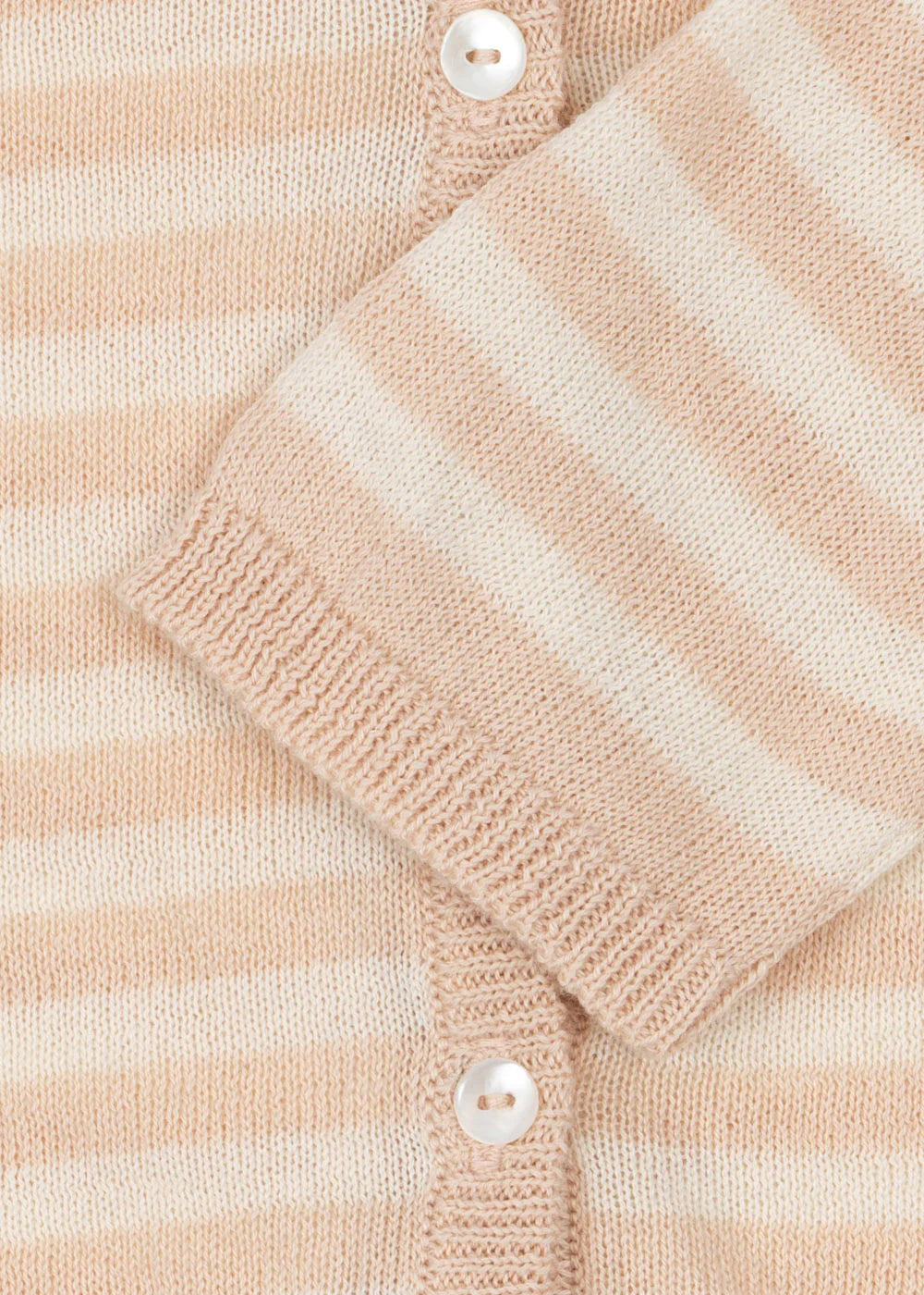 Conjunto para bebé riscas rosa - FANGA FONTANA - Konges Slojd