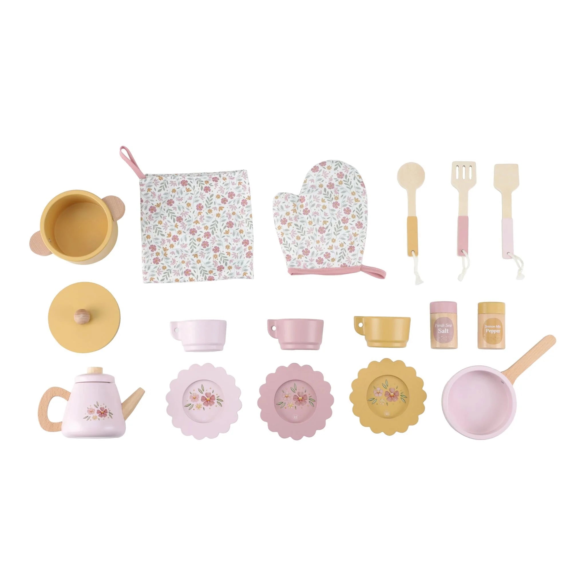 Cozinha rosa de madeira - Little Dutch