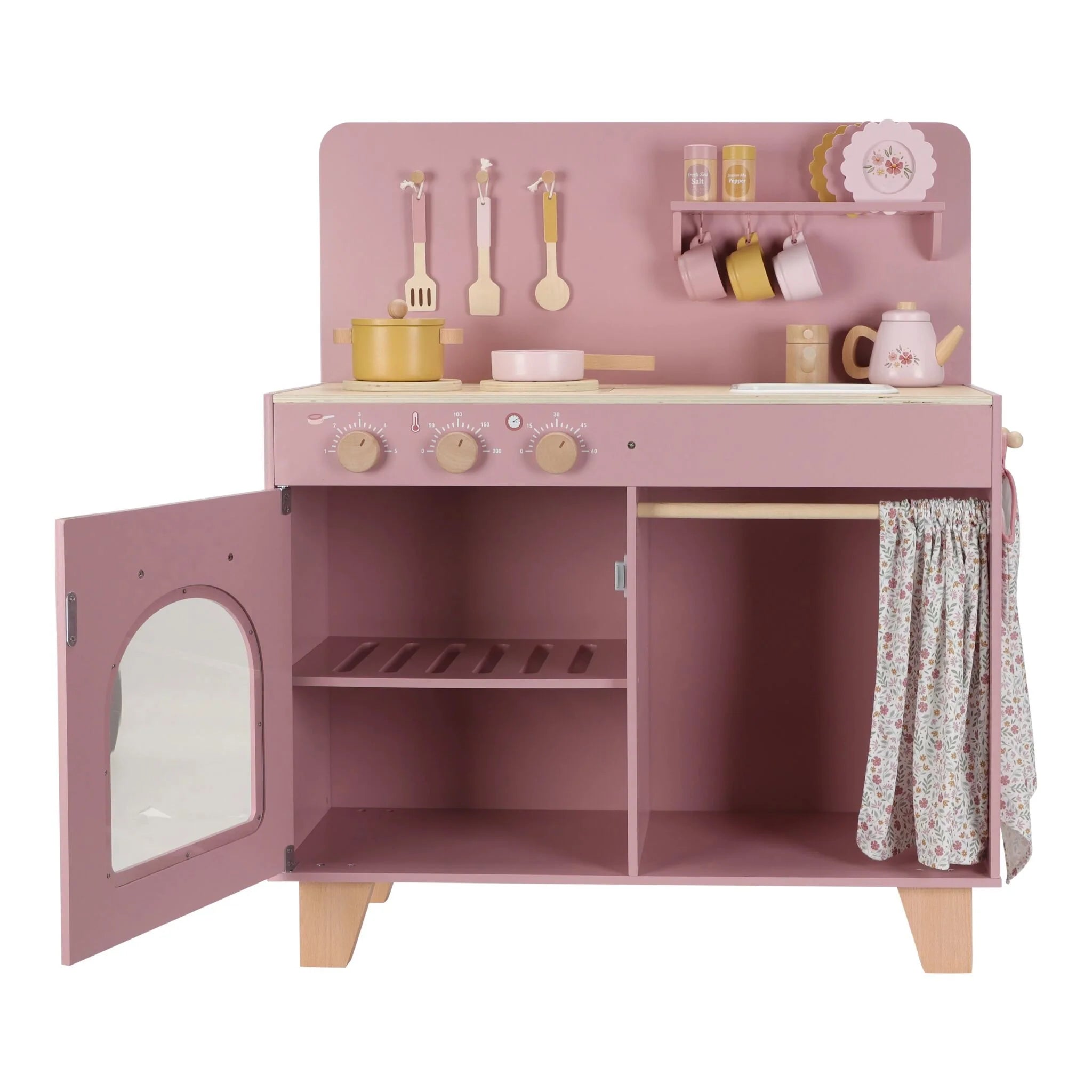 Cozinha rosa de madeira - Little Dutch