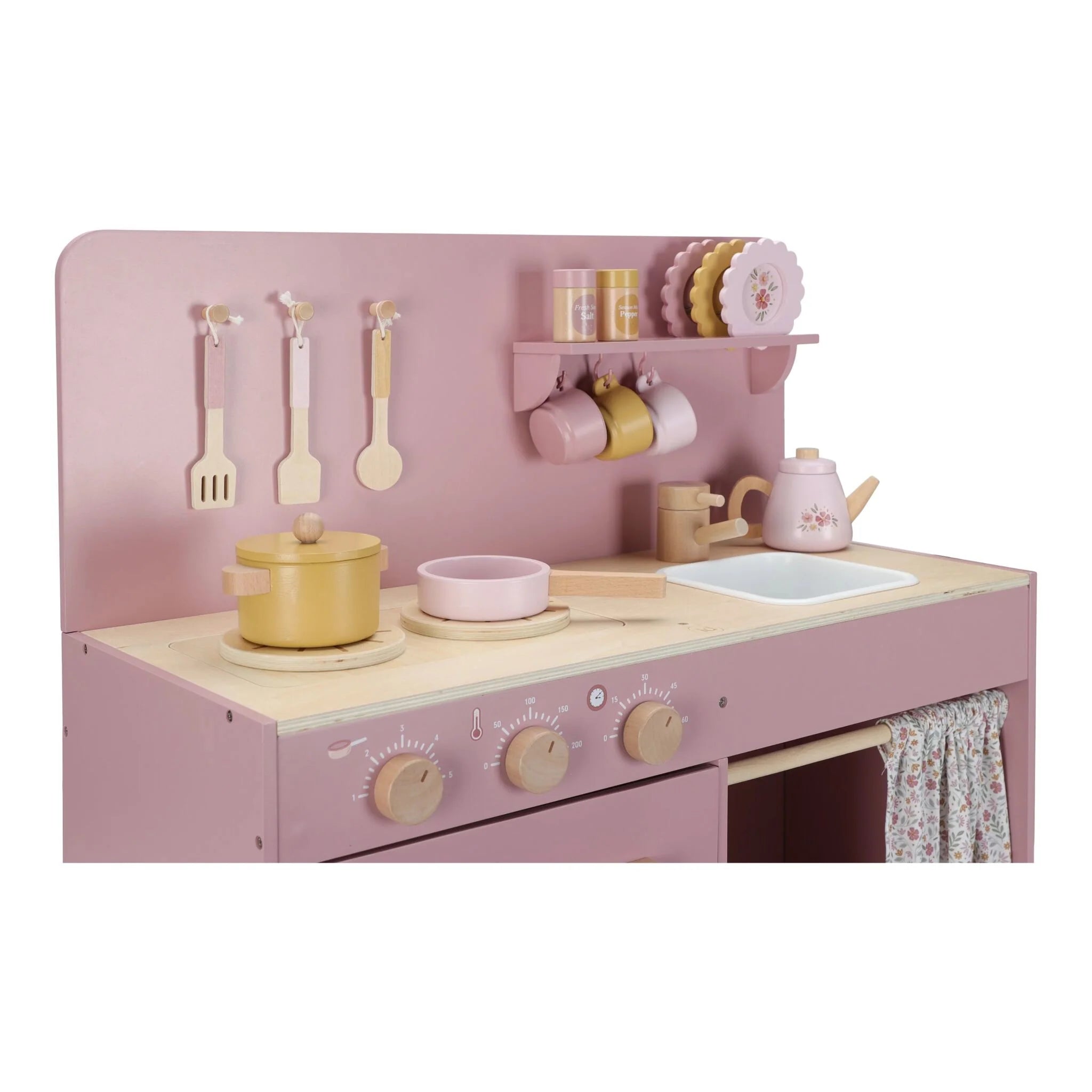 Cozinha rosa de madeira - Little Dutch