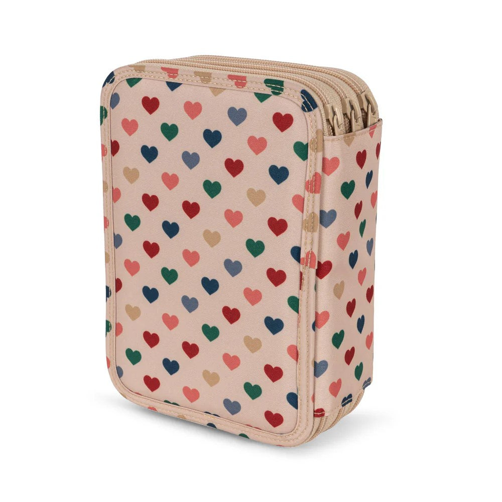 Estojo CLOVER Couer Coloré Frappé - Konges Slojd