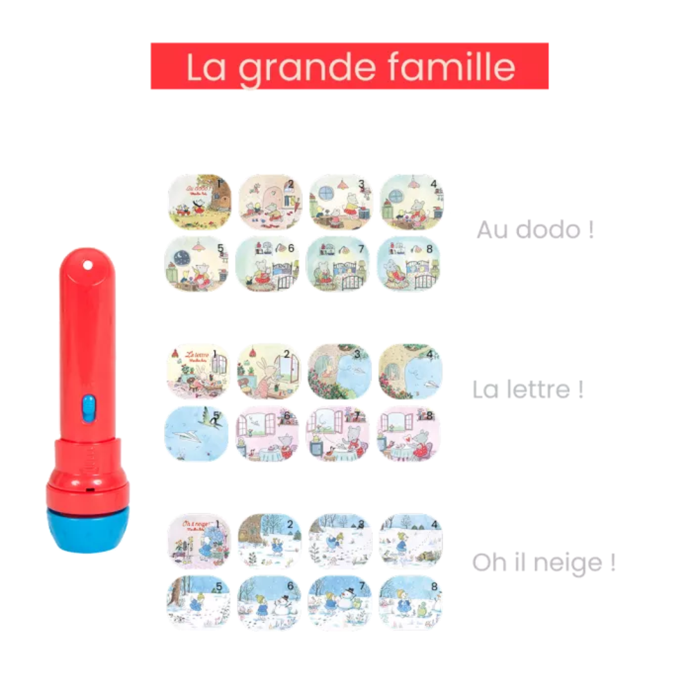 Lanterna de histórias "A grande família" - Moulin Roty