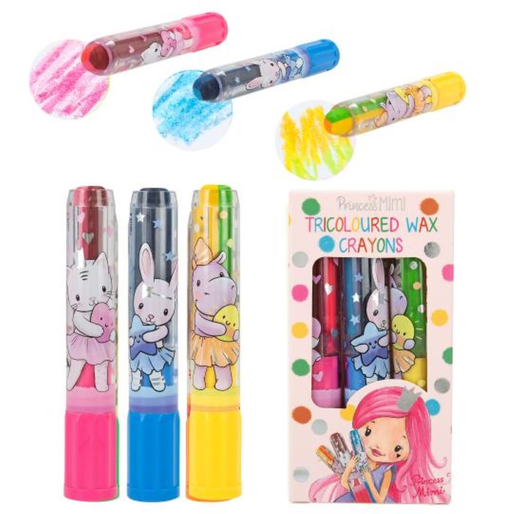 Lápis de cera multi color - Princess Mimi