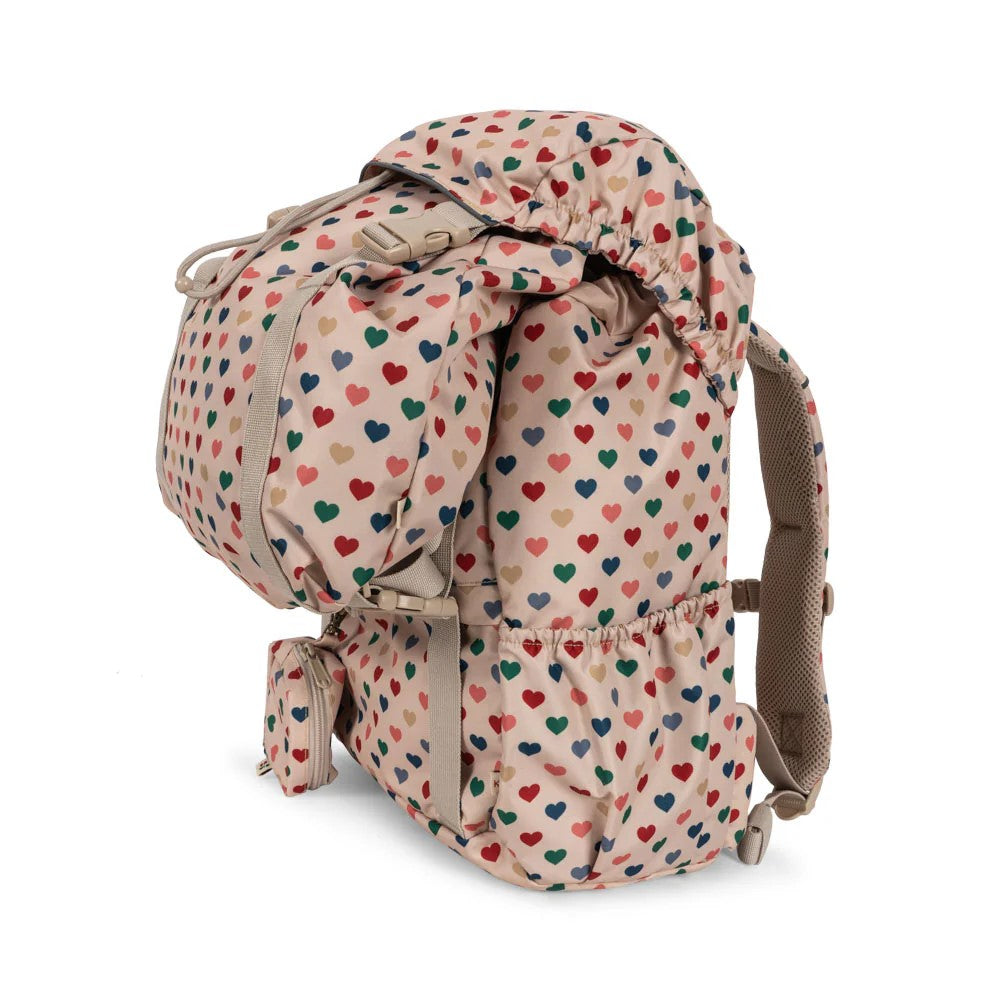 Mochila Escolar CLOVER Couer Coloré Frappé e acessórios - Konges Slojd