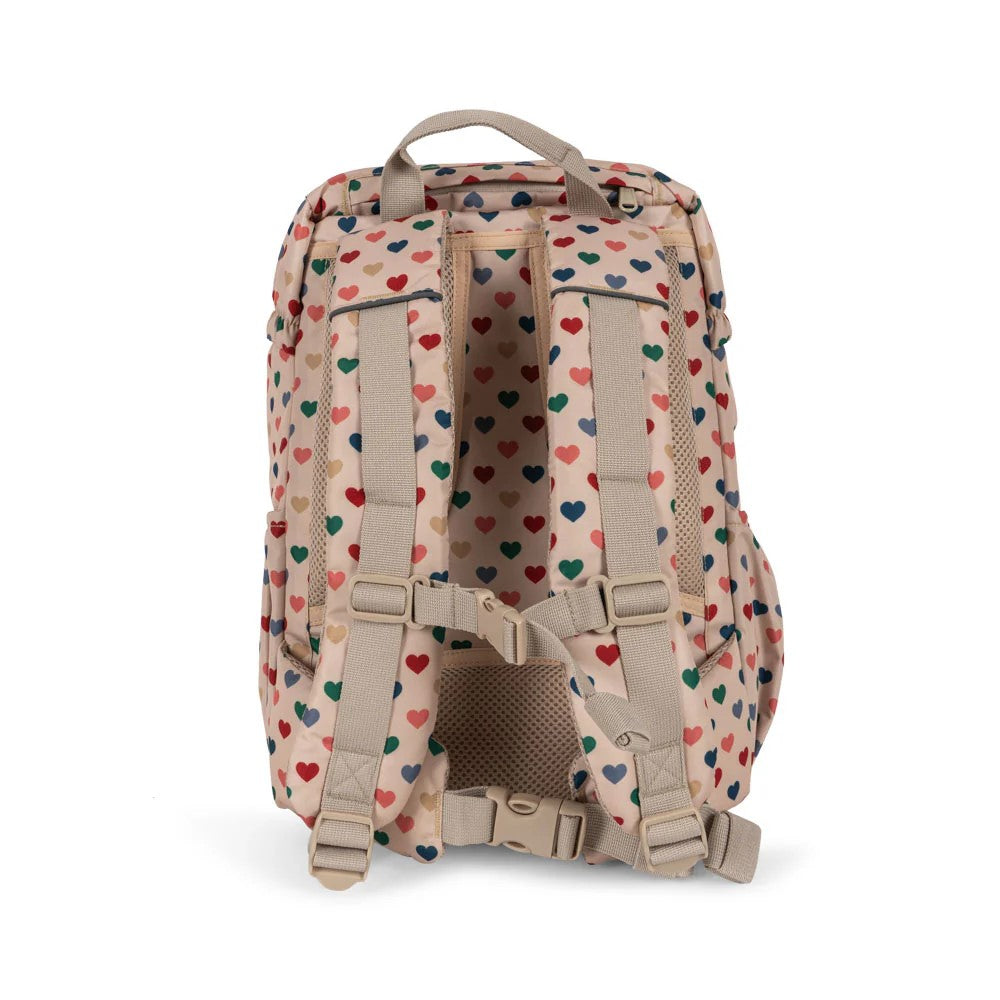 Mochila Escolar CLOVER Couer Coloré Frappé e acessórios - Konges Slojd