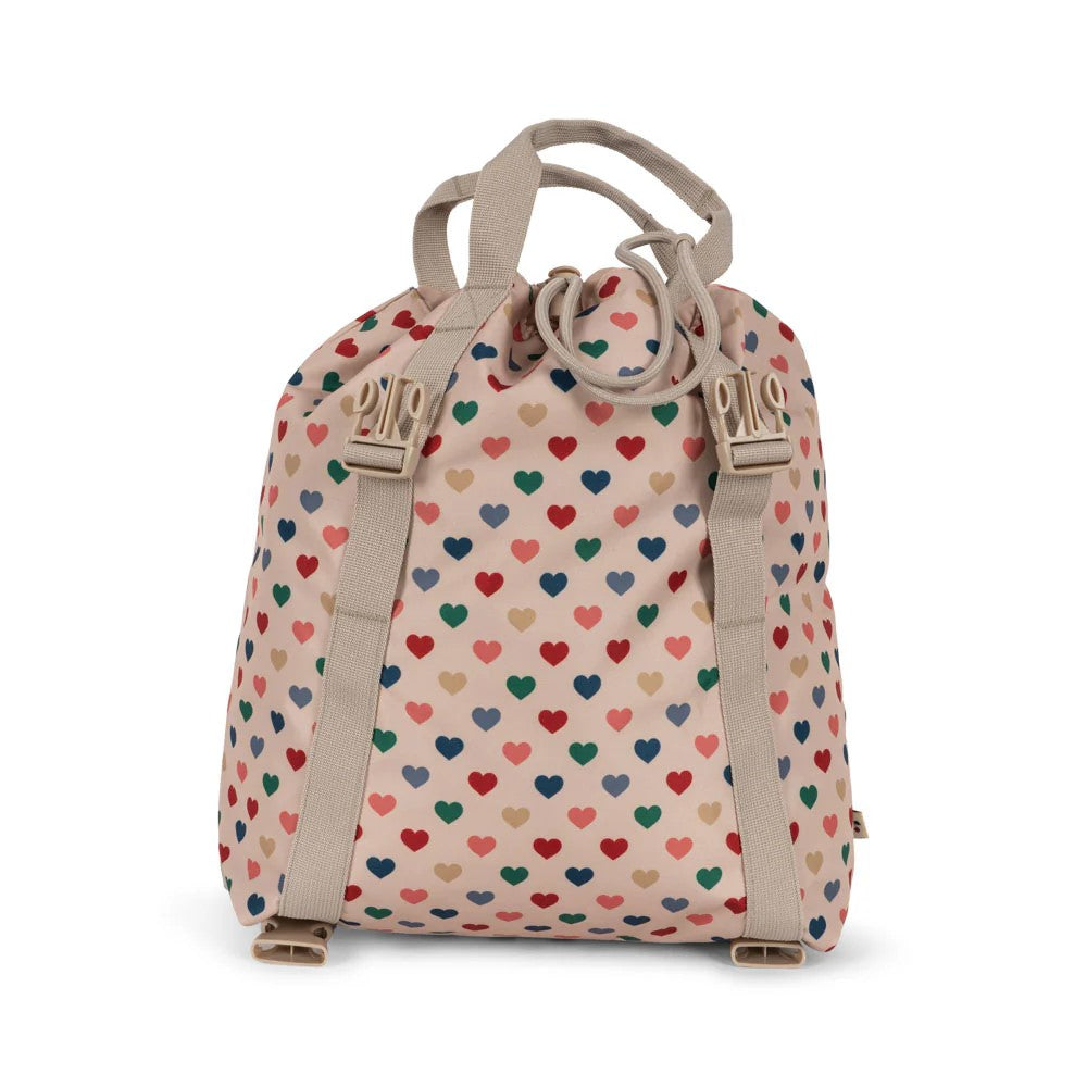 Mochila Escolar CLOVER Couer Coloré Frappé e acessórios - Konges Slojd