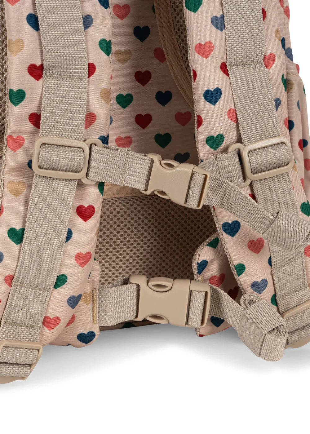 Mochila Escolar CLOVER Couer Coloré Frappé e acessórios - Konges Slojd