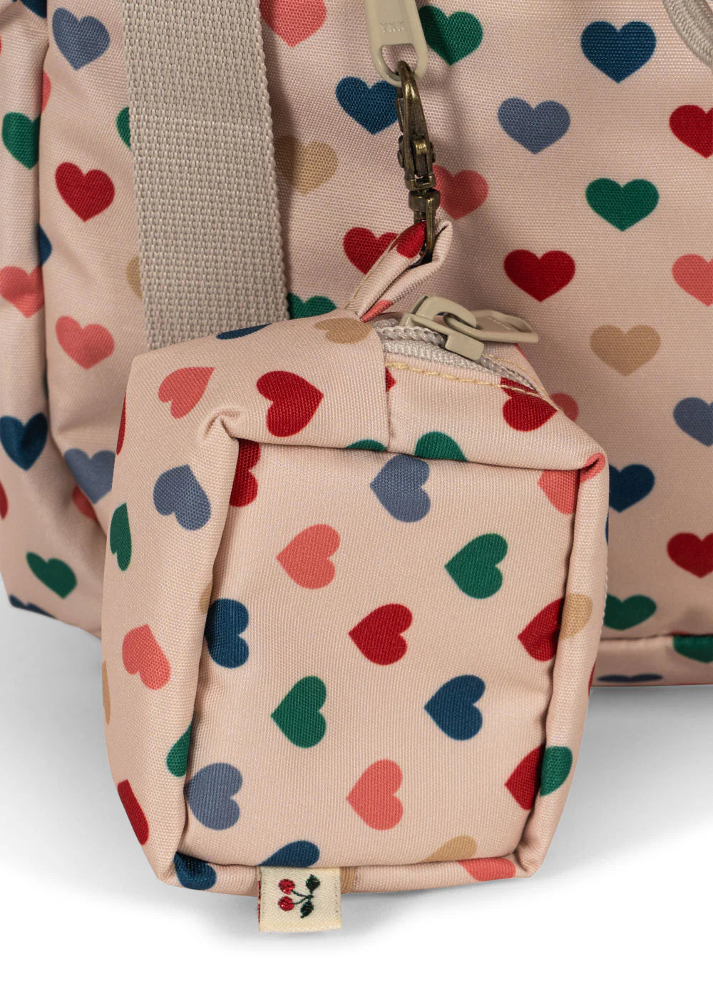 Mochila Escolar CLOVER Couer Coloré Frappé e acessórios - Konges Slojd