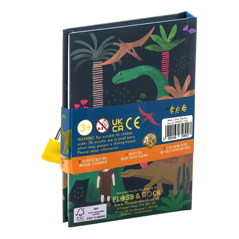 Diário secreto e perfumado DINOS - Floss&Rock