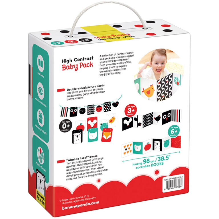 Pack baby ALTO CONTRASTE - Banana Panda