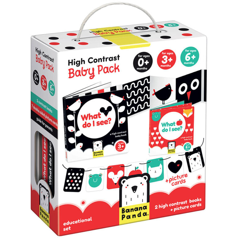 Pack baby ALTO CONTRASTE - Banana Panda