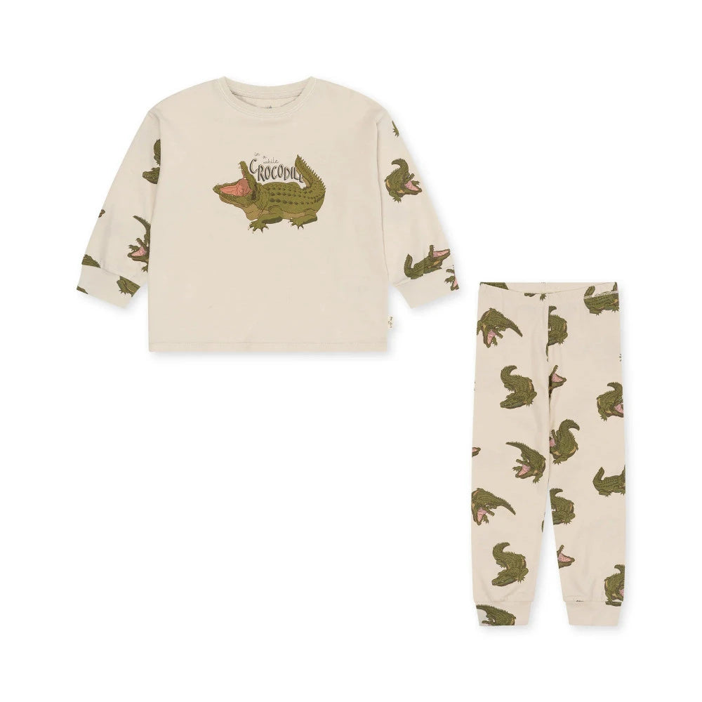 Pijama duas peças - Corcodilo - Konges Slojd