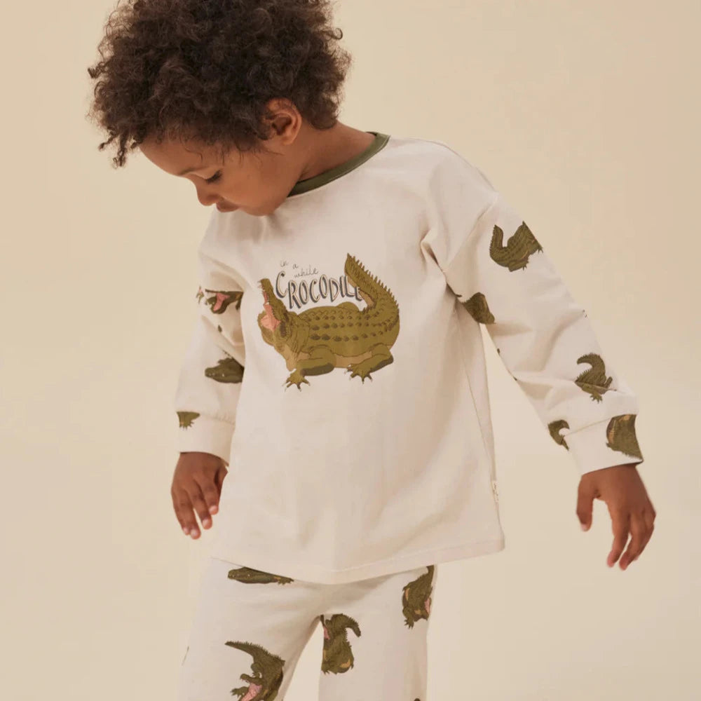 Pijama duas peças - Corcodilo - Konges Slojd