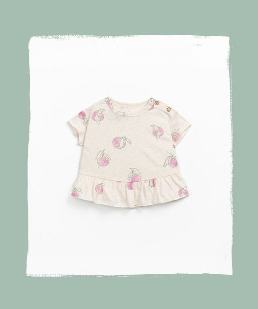 T-shirt de malha com abertura no ombro - Play Up